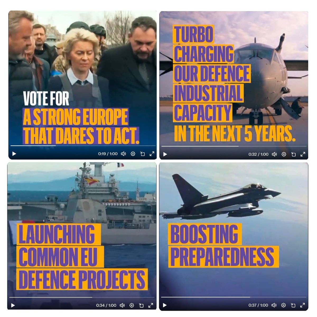 spot elettorale ursula von der leyer