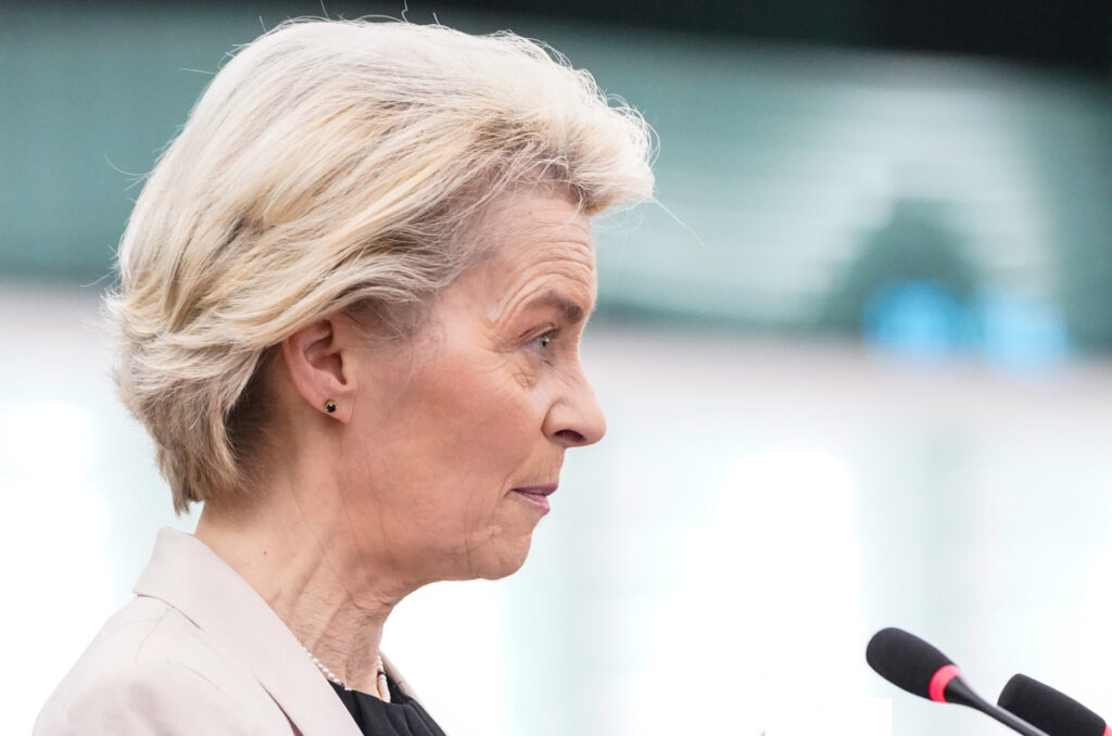 von der Leyen - discorso prima del voto sulla nuova Commissione europea