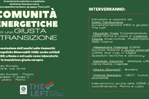 studio sulle comunità energetiche di roma e del lazio